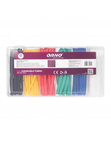 Zestaw rurek termokurczliwych, 100 szt