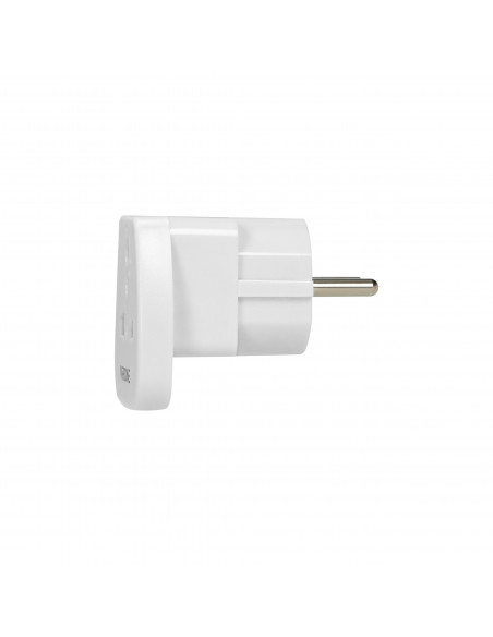 Adapter podróżny - World to EU, 230V/10A, biały
