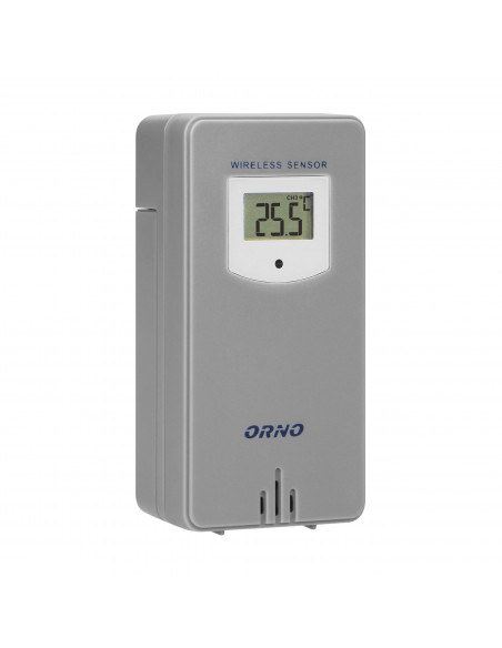 Czujnik temperatury zewnętrzny do  stacji pogodowej OR-SP-3100, szary