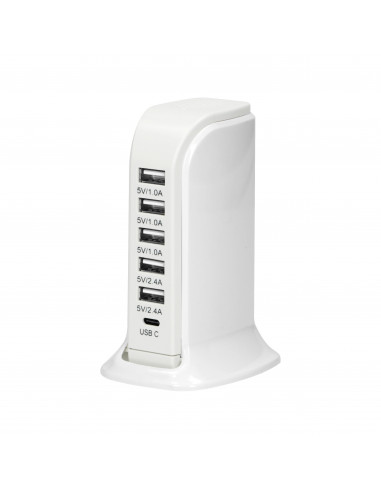 Stacja ładująca 5 x USB A, 1 x USB C,...