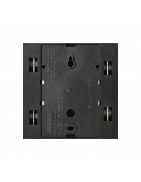 Dzwonek elektromechaniczny dwutonowy QUARTO AC, 230V, czarny
