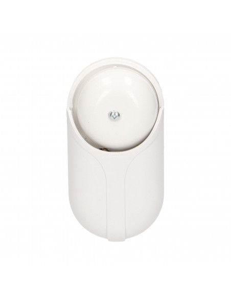 Dzwonek elektromechaniczny jednotonowy STANDARD BIS (czaszowy) 8V, biały