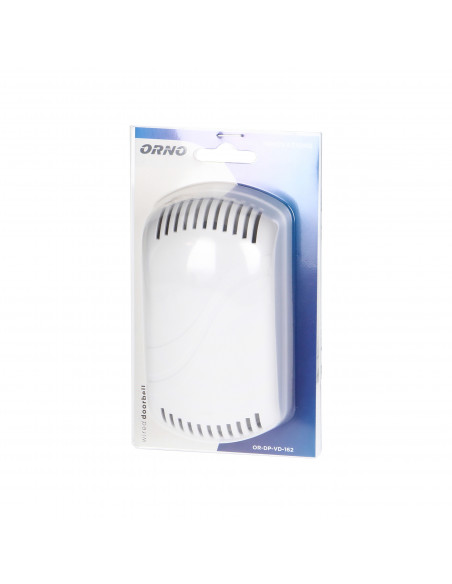 Dzwonek elektroniczny, przewodowy 8V biały