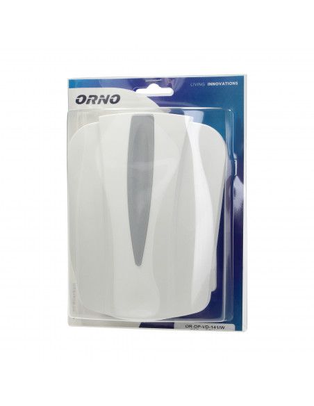 Dzwonek elektromechaniczny dwutonowy 230V, biały