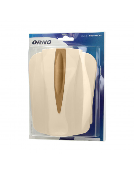 Dzwonek elektromechaniczny dwutonowy 230V, beżowy