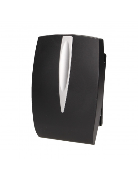 Dzwonek elektromechaniczny dwutonowy 8V, czarny