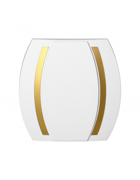 Dzwonek Kameleon Gong 230V, biało-złoty