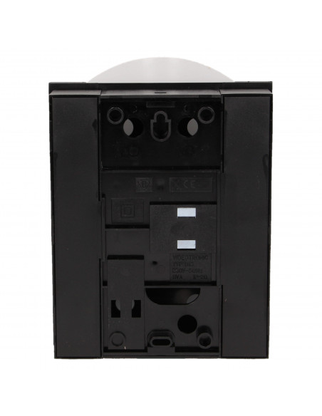 Dzwonek elektromechaniczny dwutonowy TON COLOR 230V, czarno-srebrny