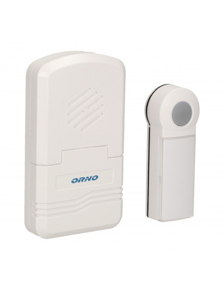 Dzwonek bezprzewodowy DISCO DC, bateryjny, learning system, 1 dźwięk, 70m