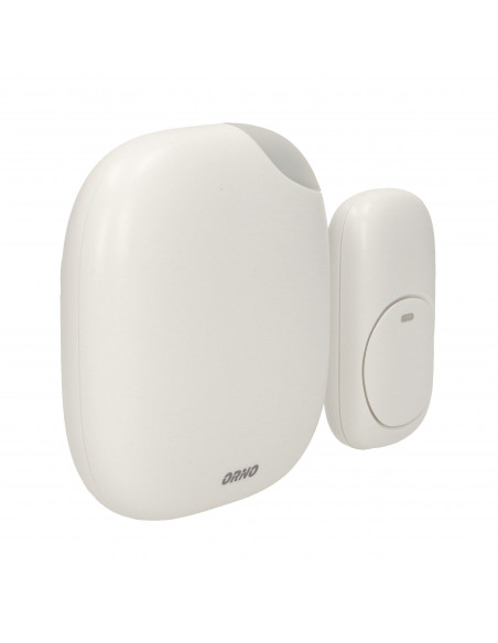 Dzwonek bezprzewodowy LOGICO DC, bateryjny, funkcja alarmu, learning system, 36 dźwięków, 120m