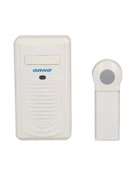 Dzwonek bezprzewodowy DISCO AC, sieciowy, learning system, 1 dźwięk, 100m