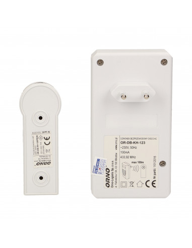 Dzwonek bezprzewodowy DISCO AC,...