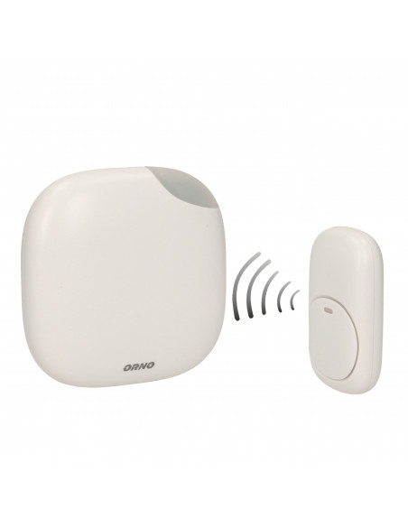 Dzwonek bezprzewodowy LOGICO AC, sieciowy, funkcja alarmu, learning system, 36 dźwięków, 120m