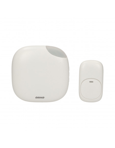 Dzwonek bezprzewodowy LOGICO AC, sieciowy, funkcja alarmu, learning system, 36 dźwięków, 120m