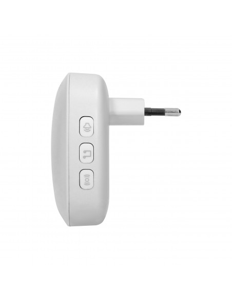 Dzwonek bezprzewodowy PRESSO AC z przyciskiem kinetycznym, learning system, 36 dźwięków