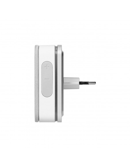 Philips WelcomeBell Plugin dzwonek bezprzewodowy, 4 melodie, ładowarka USB, zakres działania max. 300m