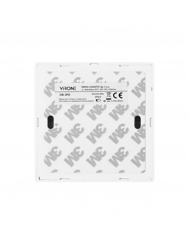 Przycisk bezprzewodowy, bezbateryjny...