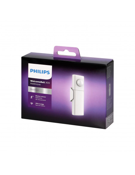 Philips WelcomeBell AddMove, bezprzewodowy czujnik ruchu, zasilanie bateryjne 2xAA