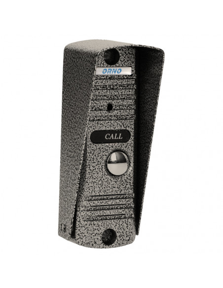 Zestaw domofonowy jednorodzinny, wandaloodporny, czarny FORNAX