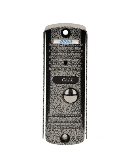 Zestaw domofonowy jednorodzinny, wandaloodporny, czarny FORNAX