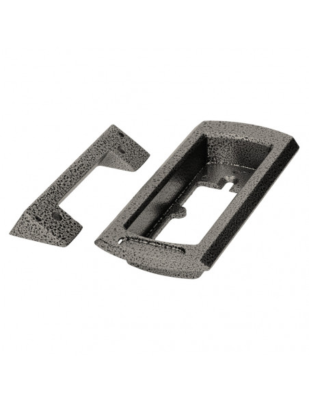 Zestaw domofonowy jednorodzinny, wandaloodporny, czarny FORNAX