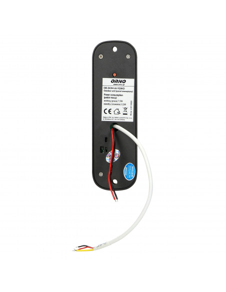 Zestaw domofonowy jednorodzinny z interkomem i czytnikiem breloków zbliżeniowych, czarny AVIOR