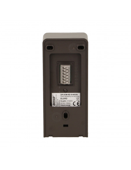 Zestaw domofonowy jednorodzinny z interkomem, bezsłuchawkowy, biały, ELUVIO INTERCOM