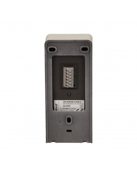 Zestaw domofonowy jednorodzinny z interkomem, bezsłuchawkowy, szary, ELUVIO INTERCOM