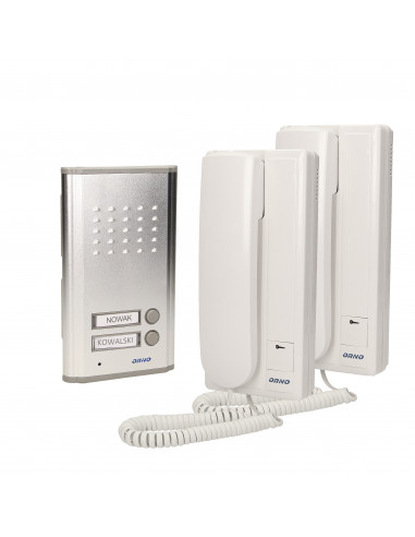 Zestaw domofonowy 2-rodzinny,...