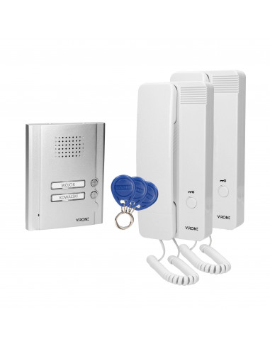 Zestaw domofonowy dwurodzinny,...