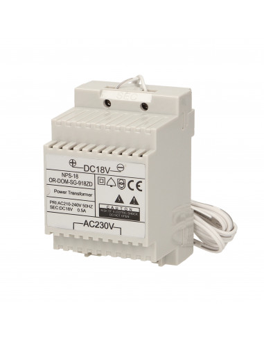 Zasilacz na szynę DIN 18VDC/0,5A do...